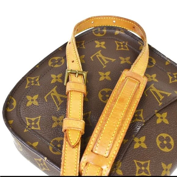 LOUIS VUITTON Saint Cloud MM Shoulder Bag Monogram Leather Brown Germany M51243 - Picture 8 of 13